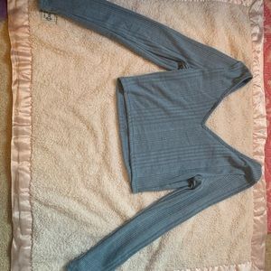 Blue Shein low V-Neck, Womens Size Medium